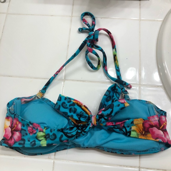 Blue bathing suit top - Picture 2 of 2